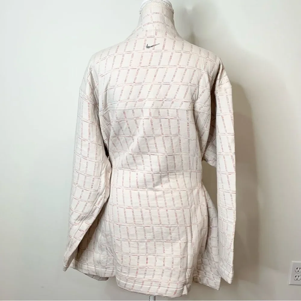 NWT Nike Yoga Therma-FIT Luxe Women's Jacquard Reversible Wrap Sweathshirt 1X